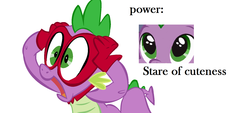 Size: 1630x736 | Tagged: safe, artist:princessraregem767, spike, g4, season 4, humdrum costume, power ponies, speculation