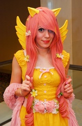 Size: 525x800 | Tagged: safe, artist:rose0fmay, fluttershy, human, g4, cosplay, irl, irl human, photo, solo