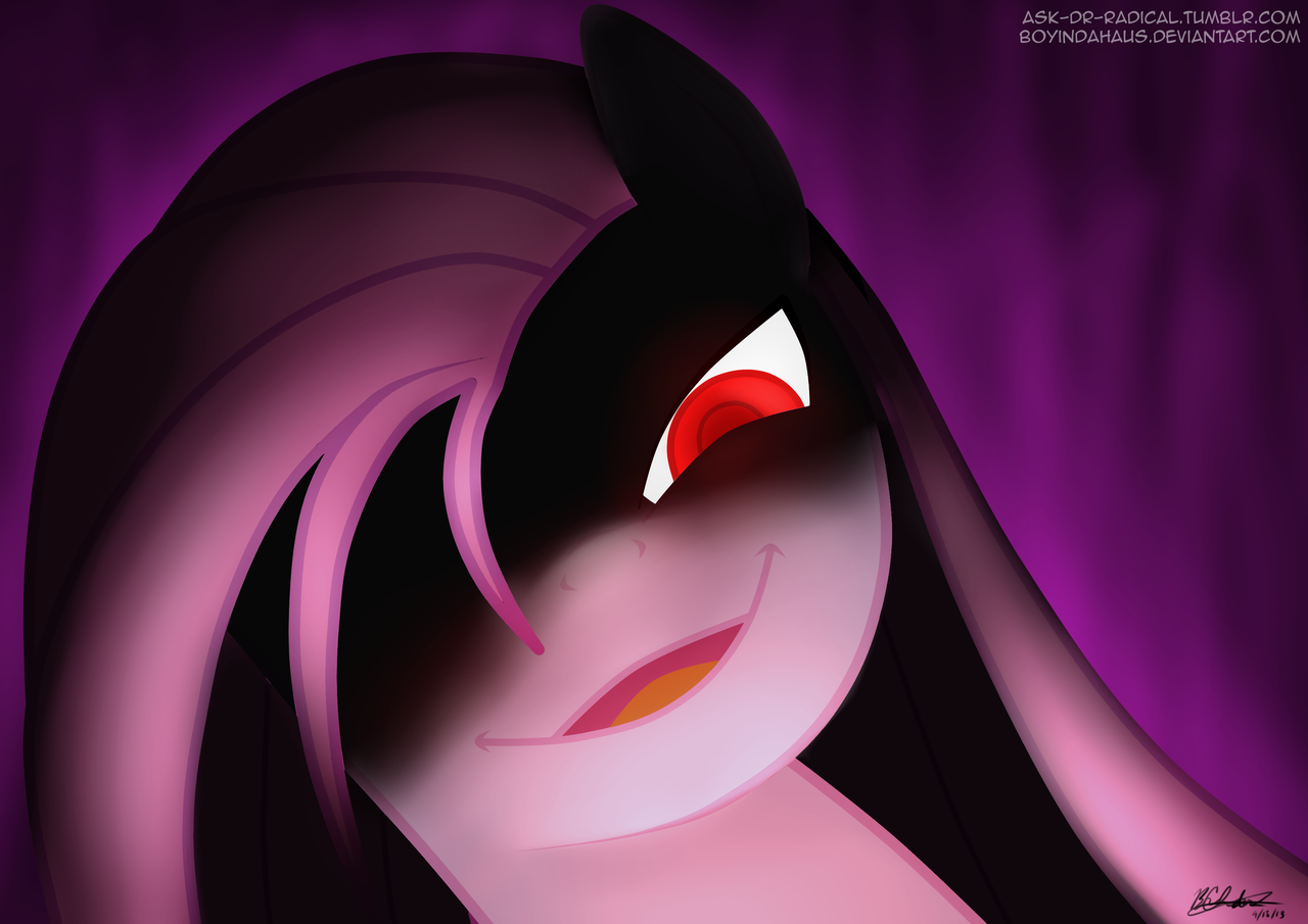 Pinkamena шахматистка. Dark brony Art.