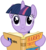 Size: 800x864 | Tagged: safe, artist:bb-k, twilight sparkle, pony, unicorn, g4, book, female, harry potter (series), harry trotter, hilarious in hindsight, mare, simple background, solo, transparent background, unicorn twilight, vector