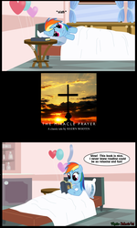 Size: 1407x2351 | Tagged: safe, artist:toxic-mario, edit, rainbow dash, g4, balloon, comic, meme, reading rainbow, the miracle prayer