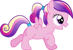 Size: 1880x1292 | Tagged: safe, artist:vector-brony, princess cadance, pegasus, pony, g4, cute, cutedance, female, filly, filly cadance, pegasus cadance, simple background, solo, transparent background, vector, younger