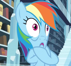 Size: 842x781 | Tagged: safe, screencap, rainbow dash, g4, faic, female, solo