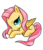 Size: 1011x1167 | Tagged: safe, artist:8-bitwatermelon, fluttershy, g4, female, solo