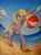 Size: 1460x1952 | Tagged: safe, artist:miraclekilljoy, derpy hooves, pegasus, pony, g4, beach, female, mare, solo