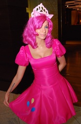 Size: 525x800 | Tagged: artist needed, safe, pinkie pie, human, g4, cosplay, dragon con, irl, irl human, photo, solo