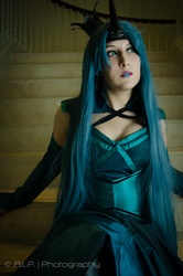 Size: 1325x2000 | Tagged: safe, artist:10thmuse, queen chrysalis, human, g4, cosplay, irl, irl human, photo, solo