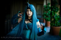 Size: 2000x1325 | Tagged: safe, artist:10thmuse, artist:alp-photography, queen chrysalis, human, g4, cosplay, irl, irl human, photo, solo