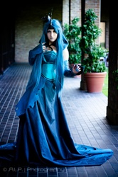 Size: 1325x2000 | Tagged: safe, artist:10thmuse, artist:alp-photography, queen chrysalis, human, g4, a-kon, clothes, cosplay, dress, irl, irl human, nail polish, photo, solo