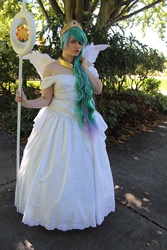 Size: 1728x2592 | Tagged: safe, artist:shotalicious, princess celestia, human, g4, cosplay, irl, irl human, photo, scepter, solo