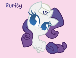 Size: 2704x2048 | Tagged: safe, artist:rurity, rarity, g4, chibi, cute, female, hat, looking at you, sailor, sitting, smiling, solo, underhoof