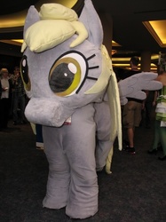 Size: 487x650 | Tagged: safe, derpy hooves, human, g4, cosplay, irl, irl human, photo, ponysuit, quadsuit