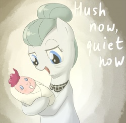 Size: 900x879 | Tagged: dead source, safe, artist:239asd, cloudy quartz, pinkie pie, earth pony, pony, g4, adoraquartz, baby, baby pie, baby pony, cute, diapinkes, heartwarming, hush now quiet now, lullaby, mother and daughter, smiling, when she smiles, younger