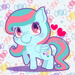 Size: 500x500 | Tagged: safe, artist:miss-glitter, oc, oc only, pegasus, pony, solo