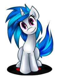 Size: 900x1200 | Tagged: safe, artist:kairaanix, dj pon-3, vinyl scratch, pony, unicorn, g4, female, record, solo