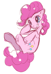 Size: 555x801 | Tagged: safe, artist:ingi, pinkie pie, g4, female, pixiv, solo