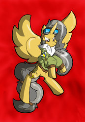 Size: 635x915 | Tagged: safe, artist:theburningdonut, daring do, alicorn, pony, g4, daring dolicorn, female, race swap, solo