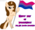 Size: 962x830 | Tagged: safe, artist:andreamelody, oc, oc only, bisexual pride flag, bisexuality, discussion in the comments, engrish, flag, pride, solo