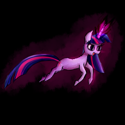 Size: 900x900 | Tagged: safe, artist:senx, twilight sparkle, g4, female, magic, solo