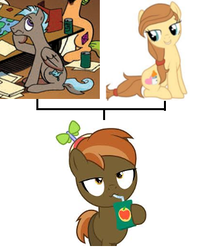 Size: 298x379 | Tagged: safe, idw, 8-bit (g4), button mash, oc, oc:cream heart, earth pony, pony, g4, 8-bit, colt, earth pony oc, fanon, father, female, foal, headcanon, male, mare, mother and child, mother and son