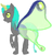 Size: 376x395 | Tagged: safe, artist:queen luna/luna the great, oc, oc only, changeling, luna moth, original species, changeling oc, solo