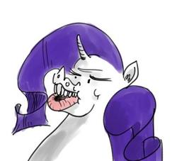Size: 407x369 | Tagged: safe, artist:ciircuit, rarity, g4, ambiguous gender, reaction image, rerity, solo, ugleeh