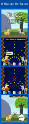 Size: 440x1820 | Tagged: safe, artist:zztfox, applejack, derpy hooves, pegasus, pony, g4, 8-bit, comic, female, mare, paper mario, parody