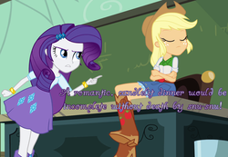 Size: 1280x888 | Tagged: safe, screencap, applejack, rarity, equestria girls, g4, cards against equestria girls, futurama, male