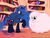 Size: 650x500 | Tagged: safe, artist:mixermike622, princess luna, oc, oc:fluffle puff, g4, clothes, socks, striped socks