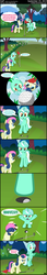 Size: 1424x8287 | Tagged: safe, artist:wildtiel, bon bon, lyra heartstrings, sweetie drops, earth pony, pony, unicorn, g4, comic, female, golf, hooves, horn, mare