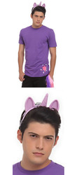 Size: 660x1495 | Tagged: safe, twilight sparkle, human, g4, cosplay, fake ears, fake horn, irl, irl human, kill me, photo, wat