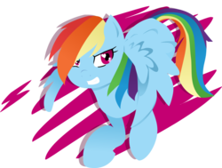 Size: 1024x776 | Tagged: safe, artist:waffle-kat, rainbow dash, g4, female, solo