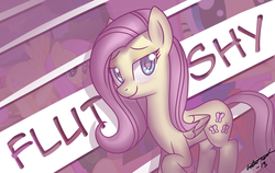 Size: 1900x1200 | Tagged: safe, artist:galaxyart, fluttershy, pegasus, pony, g4, female, solo