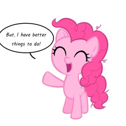 Size: 500x500 | Tagged: safe, artist:penguinpotential, pinkie pie, ask frigid drift, g4, ask, ask-grow-pinkie, female, solo