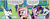 Size: 1040x395 | Tagged: safe, idw, official comic, princess cadance, rarity, shining armor, twilight sparkle, alicorn, pony, unicorn, g4, spoiler:comic, deeply intrigued cadance, female, hair over one eye, magic, male, mare, meme origin, stallion