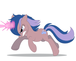 Size: 3000x2400 | Tagged: safe, artist:autumnsunrise, oc, oc only, oc:ocean, charge, galloping, high res, magic, magic missile, simple background, solo, transparent background