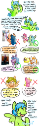 Size: 603x1920 | Tagged: safe, artist:laura frick, pinkie pie, twilight sparkle, oc, oc:bluebell, unnamed oc, alicorn, human, pony, g4, cosplay, etiquette, female, future twilight, mare, ponibooru, twilight sparkle (alicorn)