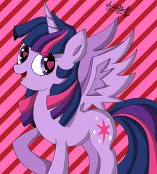 Size: 848x941 | Tagged: safe, artist:zsparkonequus, twilight sparkle, alicorn, pony, g4, cute, female, happy, solo, twilight sparkle (alicorn)