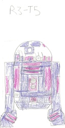 Size: 620x1218 | Tagged: safe, artist:breakdown, twilight sparkle, g4, astromech droid, barely pony related, doodle, star wars
