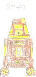 Size: 576x1224 | Tagged: safe, artist:breakdown, applejack, g4, astromech droid, barely pony related, doodle, star wars
