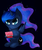 Size: 984x1161 | Tagged: safe, artist:agletka, princess luna, gamer luna, g4, 3ds, chibi, cute, female, nintendo, solo