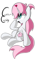 Size: 1280x1920 | Tagged: dead source, safe, artist:turtlefarminguy, oc, oc only, oc:cotton candy, pony, unicorn, solo