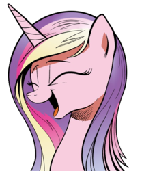 Size: 500x600 | Tagged: safe, artist:andy price, princess cadance, pony, unicorn, g4, cadance laughs at your misery, exploitable, exploitable meme, eyes closed, female, laughing, meme, simple background, solo, template, transparent background