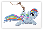 Size: 180x125 | Tagged: safe, rainbow dash, pegasus, pony, g4, female, flying, keychain, picture for breezies, simple background, solo