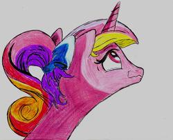 Size: 900x731 | Tagged: safe, artist:ced75, princess cadance, pony, g4, female, solo, teen princess cadance, traditional art