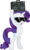 Size: 1220x2020 | Tagged: safe, artist:delphince, rarity, pony, unicorn, g4, belly, bipedal, boombox, female, mare, simple background, solo, sunglasses, swag, transparent background, vector