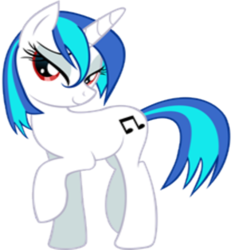 Size: 420x420 | Tagged: safe, artist:3bri111, edit, dj pon-3, vinyl scratch, g4, bedroom eyes, cropped, female, looking at you, mare, missing accessory, smiling, smiling at you, solo