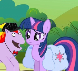 Size: 788x720 | Tagged: safe, edit, edited screencap, screencap, twilight sparkle, oc, oc:clarance, g4, /mlp/, 4chan, wat