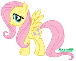 Size: 2146x1715 | Tagged: safe, artist:axemgr, fluttershy, g4, female, simple background, solo, transparent background, vector