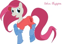 Size: 1240x747 | Tagged: safe, artist:zuza182, satin slipper, g2, g4, female, g2 to g4, generation leap, solo